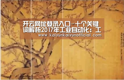 开云网址登录入口-十个关键词解析2017年工业自动化：工业物联网(图1)